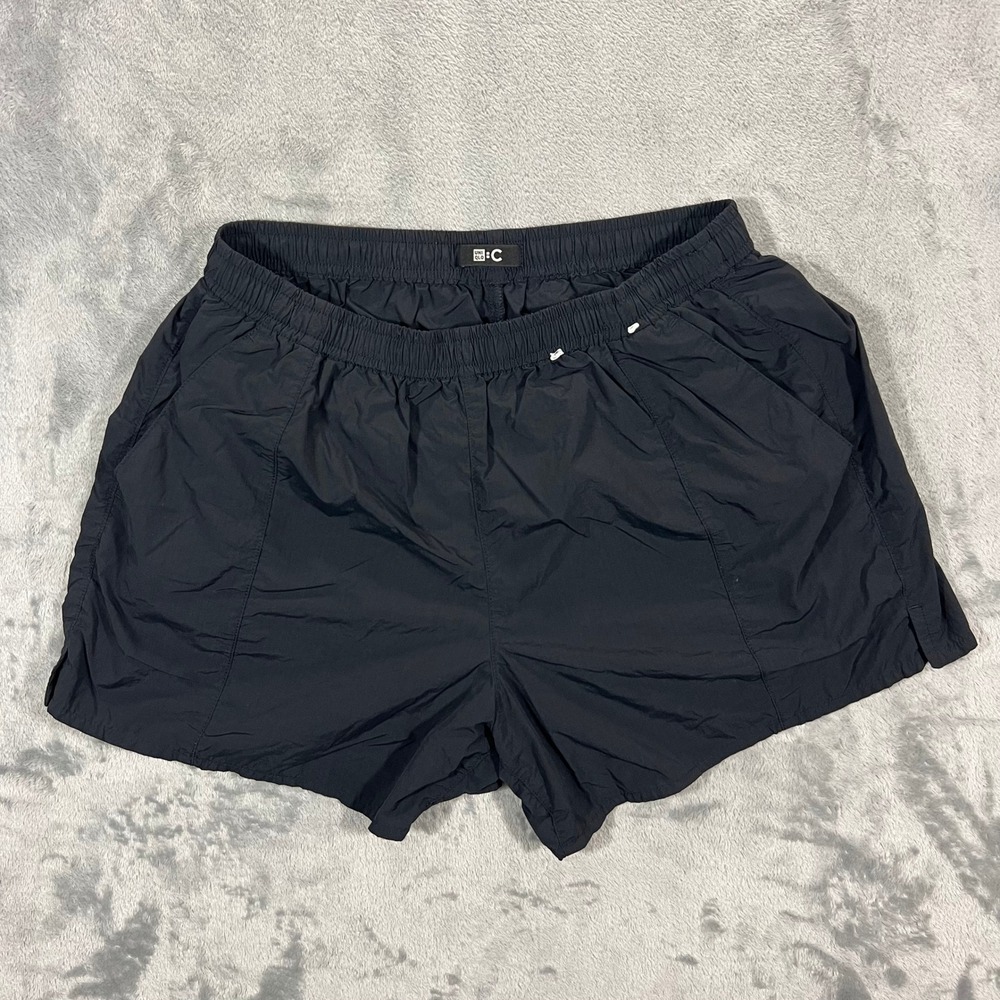 Uniqlo C Geared Shorts Womens XS Black Clare Waight Keller 221-476301 Utility